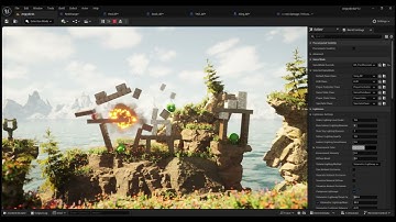 AngryBirds with ultra realistic graphics made in unreal engine(Prototype)