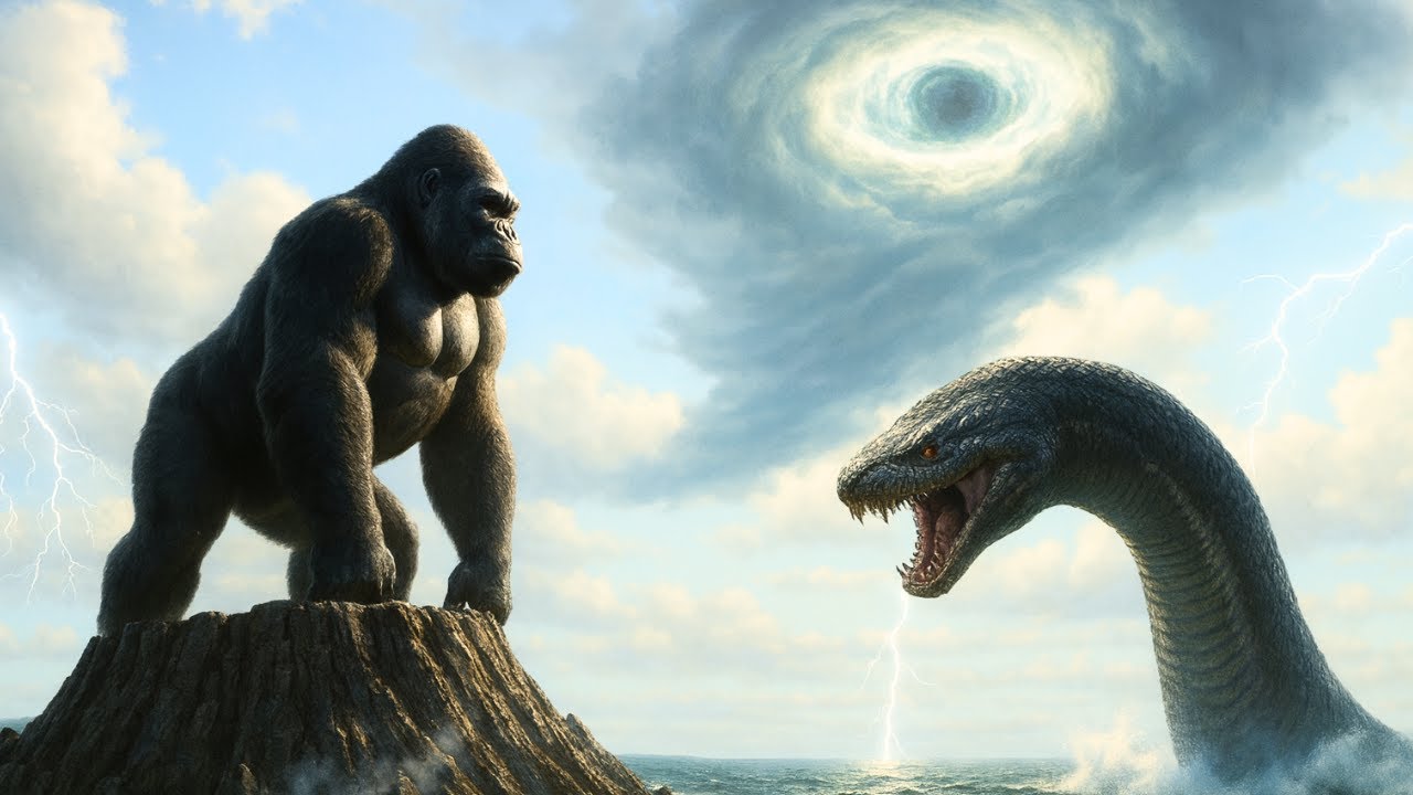 King Kong vs Titanoboa,  Battle for the Jungle’s Throne!