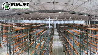 Time Lapse: 362,000 sq. ft Warehouse Racking Installation