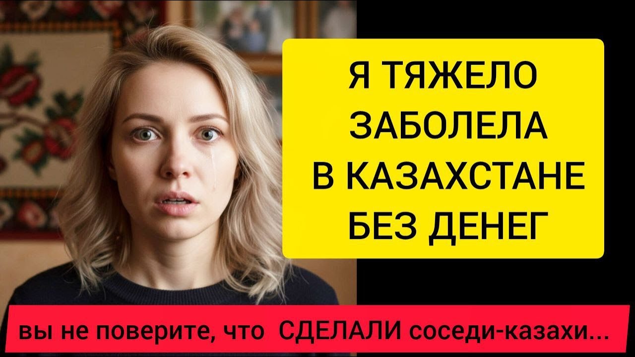 Я ТЯЖЕЛО ЗАБОЛЕЛА В КАЗАХСТАНЕ БЕЗ ДЕНЕГ – и вы не поверите, на что пошли соседи-казахи...