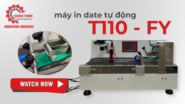 CƯỜNG THỊNH | MÁY IN DATE TỰ ĐỘNG T110-FY (Kết hợp băng tải tách túi)