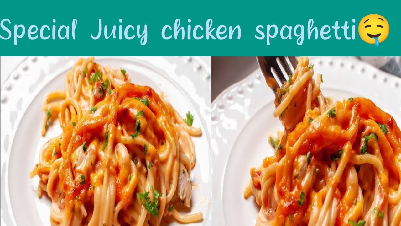 Chicken spaghetti recipe | restaurant style chicken spaghetti | Quick ...