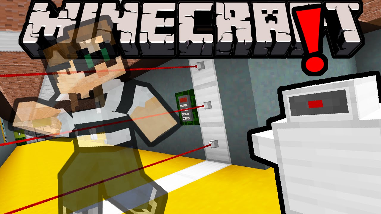 Minecraft Stealth Minecraft: THE HEIST - Stealth Sneak & Magnet Dodge! 1.8 Adventure Map ...
