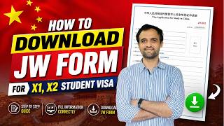 How to Download JW Form for China Scholarship 2026 | CSC Scholarship JW Form Verification