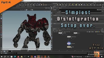 Houdini Disintegration with Attribute Transfer | Part 2 on anim geometry disintegration tutorial