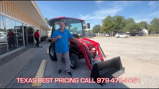 Mahindra 2100 Series 2126 HST 4WD Cab Compact Tractor With Loader