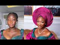 HOW TO: BRIDAL MAKEUP AND GELE TRANSFORMAION FOR DARK SKIN/ WOC/ DETAILED TUTORIAL