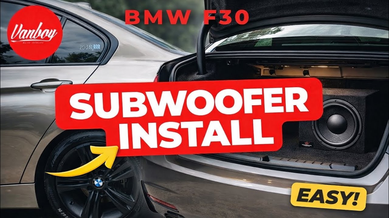 HOW TO INSTALL A SUB IN A BMW F30 | #DIY THE EASY WAY!!