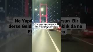 Ne Yapdın ki Korkuyorsun  Bir derse Geldin da Bu korkaklık da ne | Ebu Ubeyde Hoca Resimi