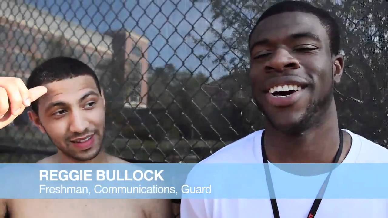 UNC men's basketball players play pickup