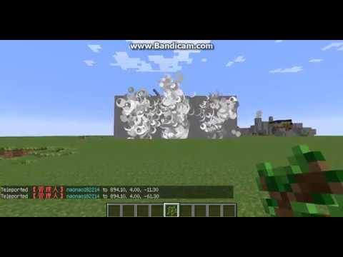 （マイクラのCrackShotで作った魔法の紹介）プラグインでこんなの作れるんだぜ！