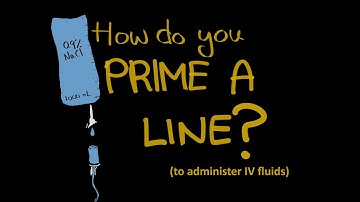 Priming an IV Line