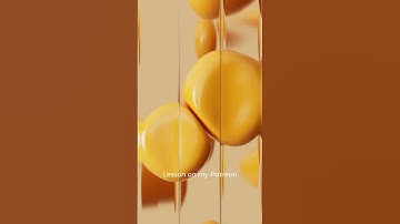 Soft balls collide behind glass  #Cinema4D and #RedShift #tutorial [May 2025] #c4d #motiondesign