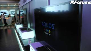 CES 2012 - Sharp Series 8 LED LCD 3D TV line for 2012
