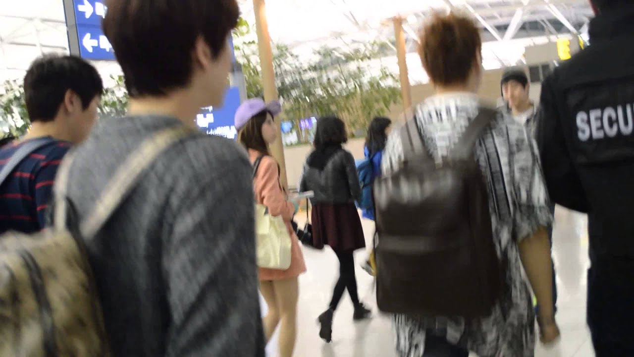 130419 Super Junior & KyuMin focus @ ICN  (to Sao Paolo, Brazil)