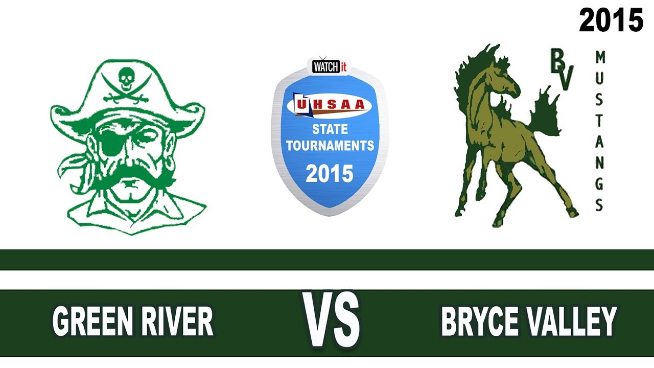 1A Boys Basketball: Green River vs Bryce Valley High School UHSAA 2015 State Tournament Semifinals