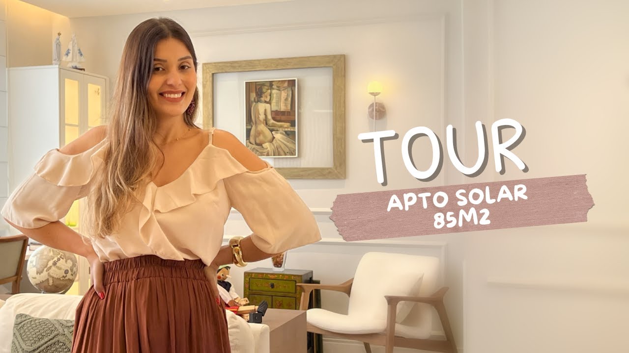 TOUR APTO SOLAR - 85M² | OBRA PRONTA!