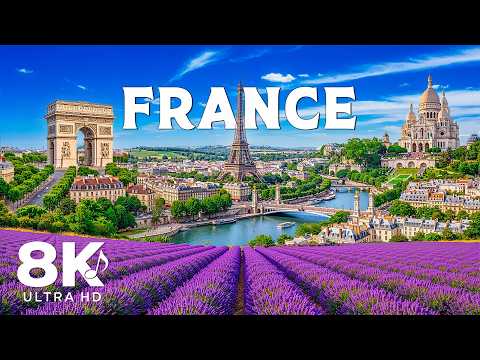 France 8K UHD  | Paris, Provence, French Alps, Mont Saint-Michel & Europe's Most Beautiful Country
