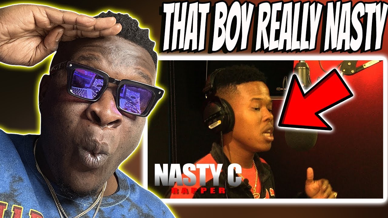 AMERICAN RAPPER REACTS TO | Nasty C - Fire In The Booth (REACTION)