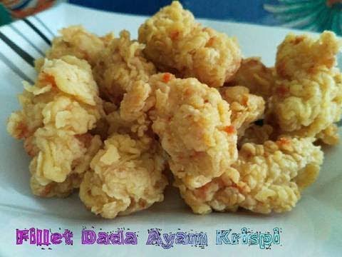 Resep Fillet Dada Ayam Crispy - YouTube