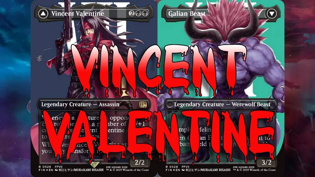 vincent valentine mtg commander deck // Galian Beast [FINAL FANTASY] it deals that much damage to each other opponent if Vincents power is 7 or greater. Card Kingdom