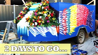 HOW TO MAKE A PARADE FLOAT | The Making Of A Festival Parade Float