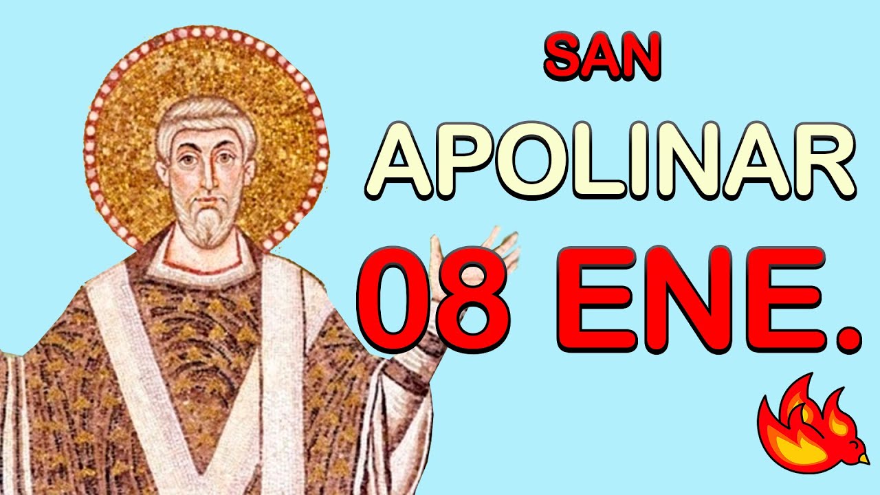 Quién Fue San Apolinar Santo del Día 8 de Enero de 2021 YouTube