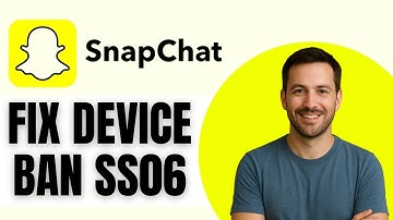 How To Fix Snapchat Device Ban SS06