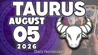 𝐓𝐚𝐮𝐫𝐮𝐬 ♉ 🛑WAIT, SOMETHING BIG IS IN THE WORKS😨💪 Horoscope for today AUGUST 5 2026🔮 #horoscope #new