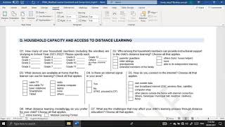 MODIFIED LEARNER ENROLLMENT AND SURVEY FORM  S.Y. 2021-2022