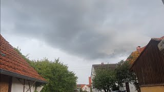 GEWITTER mit zwei nahen BLITZEINSCHLÄGEN (-21kA, -14kA) am 14.08.2023🌩 / Donner Wetter by Donner Wetter 562 views 9 months ago 1 minute, 32 seconds