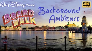 1 Hour of Disney's Boardwalk at Sunset | Walt Disney World Background Ambience