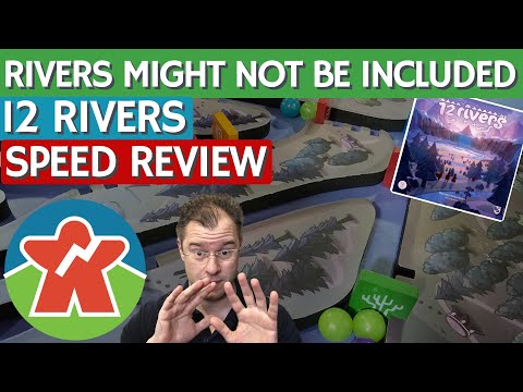 12 Rivers - Board Game Review - Rivers Might Not Be Included
