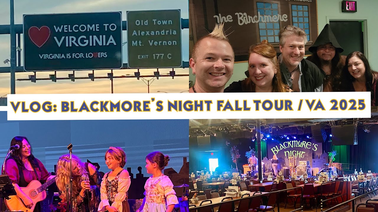 VLOG: Travel with me to Blackmore's Night Alexandria, VA show