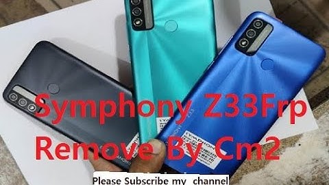 Symphony Z33 Frp Cm2. SYMPHONY Z33 FRP REMOVE BY CM2 100% WORK