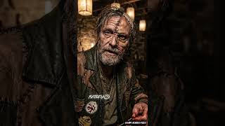 A gaunt middle-aged man who stitches human skin. #shorts