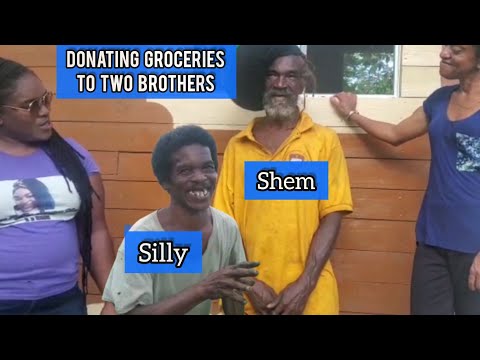 DONATING FOOD TO TWO BROTHERS, SHEM AND HIS BROTHER SILLY