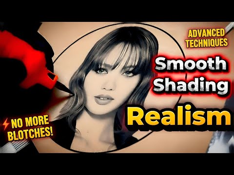 رسم بورتريهات واقعية بتقنية التظليل الناعم وداع ا للبقع وتقنيات متقدمة 