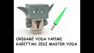 Yoda | Star Wars | Kağıt Yoda maketi nasıl yapılır | How to make a Starwars Yoda