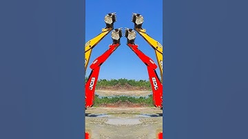 2 CRAZY COLOUR JCB VIDEO  💯😎 ##jcb #jcbvideo #tractor #excavator #bulldozer #backhoe #cat #dj #case