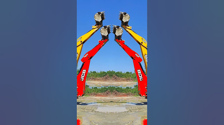 2 CRAZY COLOUR JCB VIDEO  💯😎 ##jcb #jcbvideo #tractor #excavator #bulldozer #backhoe #cat #dj #case
