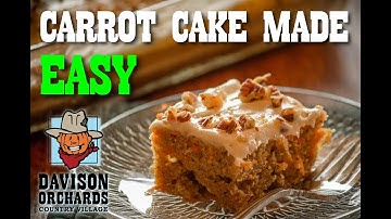 Family Recipes: Mix In a Pan Carrot Cake