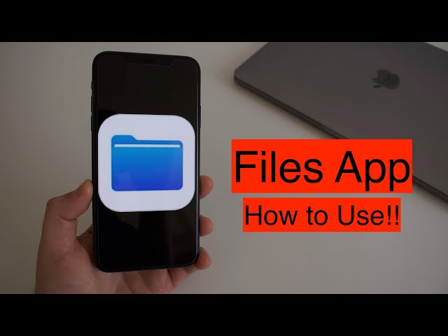 How To Use the Files App! (iPhone & iPad) class=