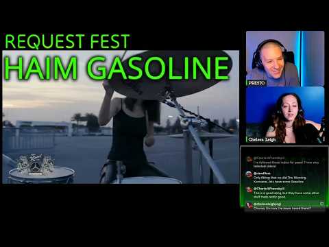 OUR FIRST TIME HEARING - HAIM - GASOLINE [REACTION] REQUEST FEST