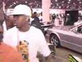 Chamillionaire walks around at Car Show with Chamillitary