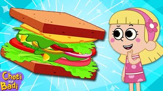 what's in the sandwich | Picnic Song for Kids | Hindi Rhymes For Children | Choti aur Badi