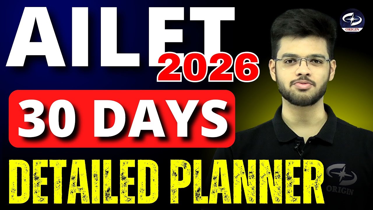 AILET 2026 30 Days Preparation | AILET 2026 Detailed Strategy ...