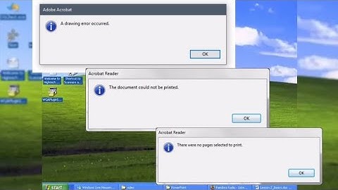 Fix the document could not printed | there were no pages selecte to print | a drawing error occured