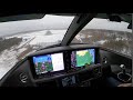 ICE, wind shear and Rain Landing | Cirrus SF50 Vision Jet