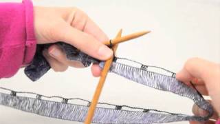 How to Knit Railroad-Style Ruffle Yarns